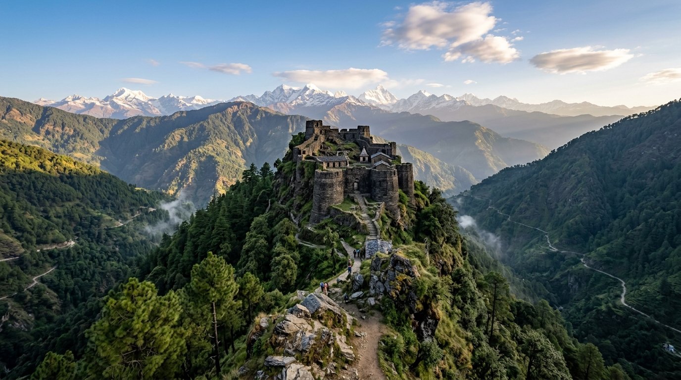 Banasur Ka Kila ancient mountain fortress Champawat