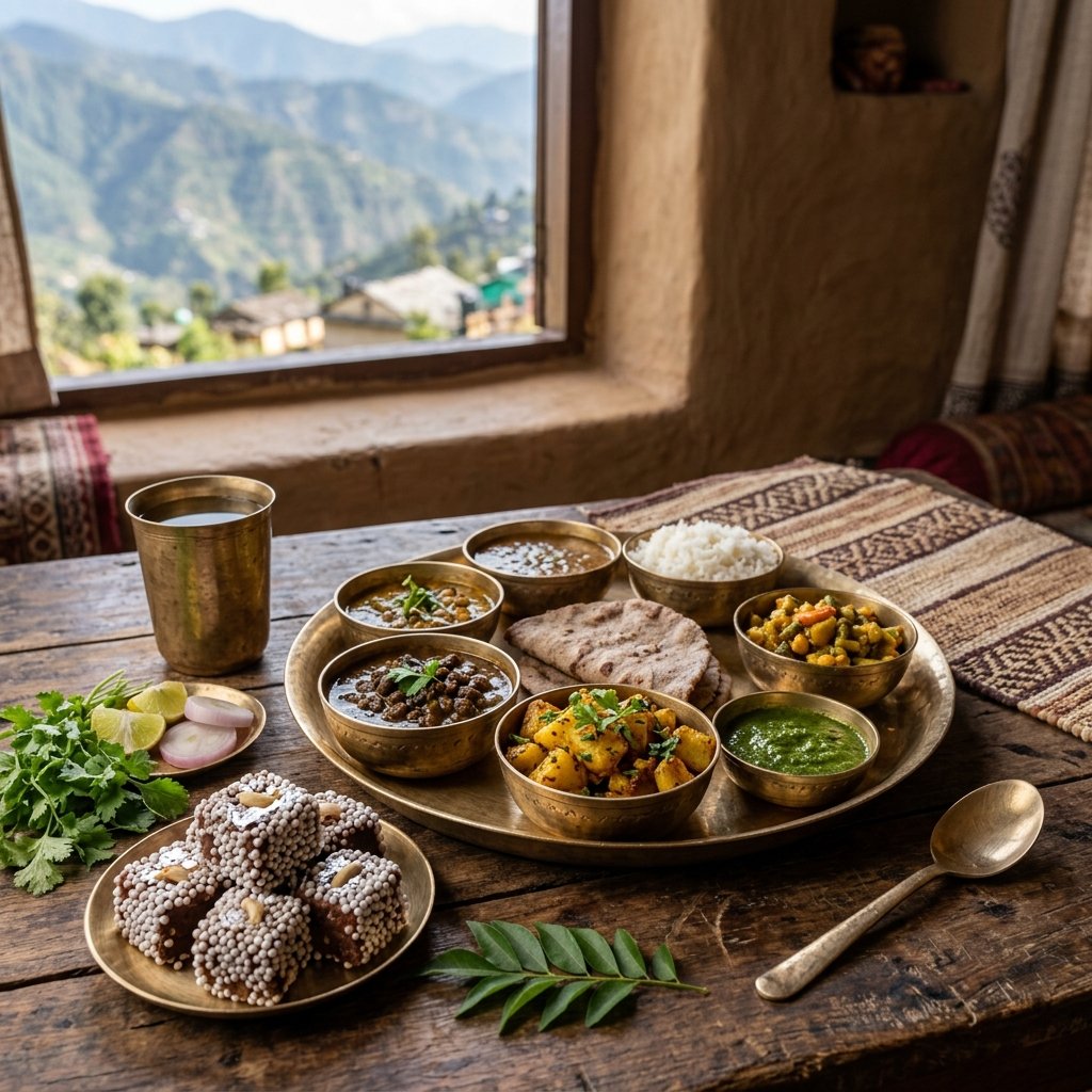 Almora local Kumaoni food cuisine tasting